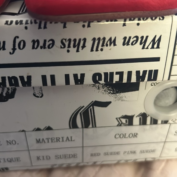 NIB Jeffrey Campbell Antique Suede Sandals Sz. 9 - Picture 7 of 11